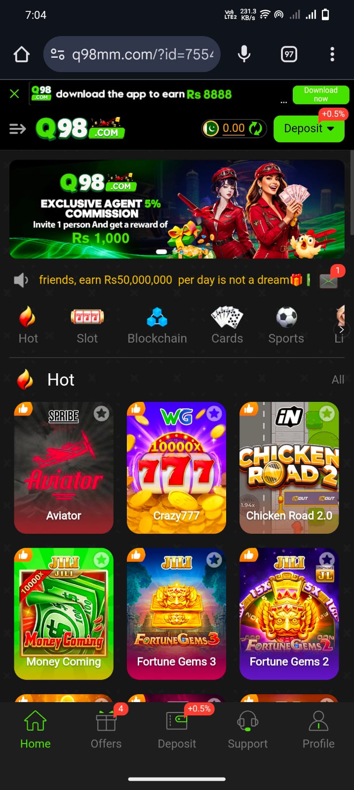 Q98 Game APK